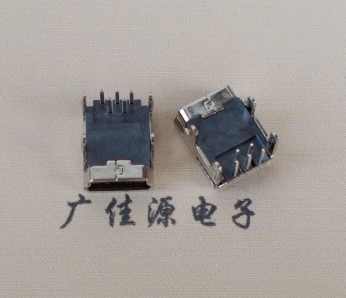 安徽Mini usb 5p接口,迷你B型母座,四脚DIP插板,连接器