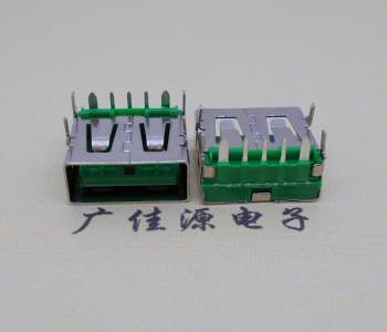 安徽5A大电流 快充接口 USB5p绿胶芯 常规母座