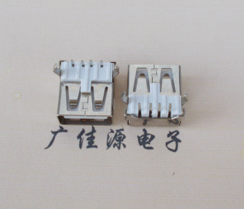 安徽USB AF母座 LCP 耐高温250度280度 环保白胶芯