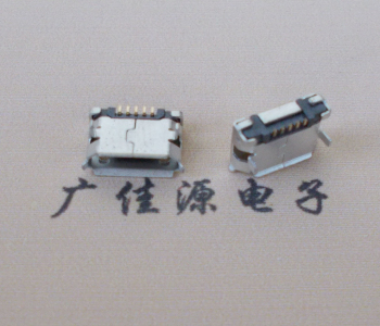 安徽Micro USB卷口 B型(无柱）插板脚间距6.4普通端子