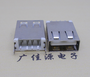 安徽USB AF立式 直插 加长款17.5MM 大电流3A插座
