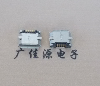 安徽MICRO USB 5Pin母座 贴板封装接口 卷边镀雾锡