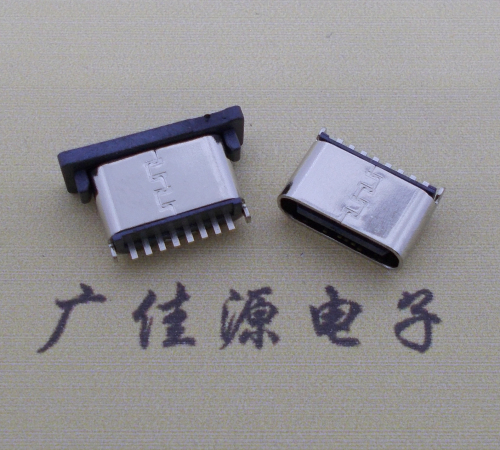 安徽连接器TYPE-C8P母座直立式插座H=5.0mm