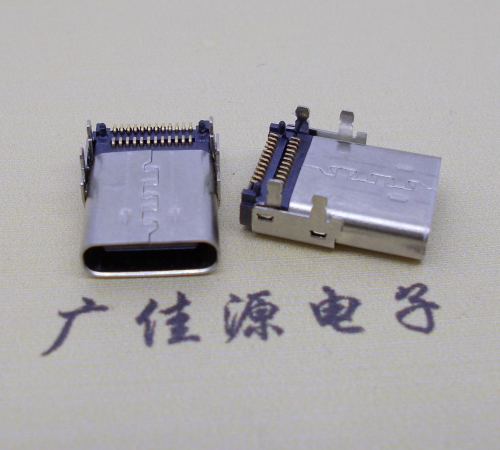 安徽板上型Type-C24P母座双排SMT贴片连接器