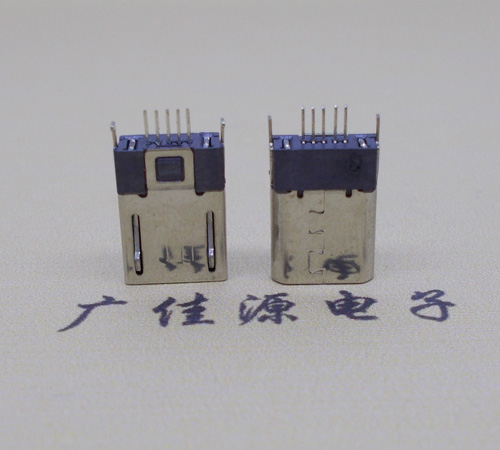 安徽micro-迈克 插座 固定两脚鱼叉夹板1.0公头连接器