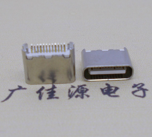 安徽type-c24p母座短体6.5mm夹板连接器