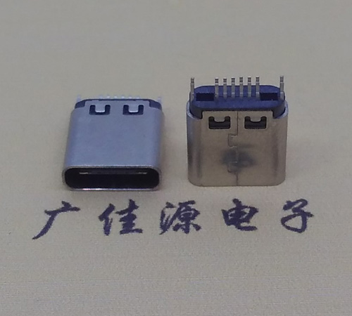 安徽type-c16p母座,夹板式type-c16p接口连接器