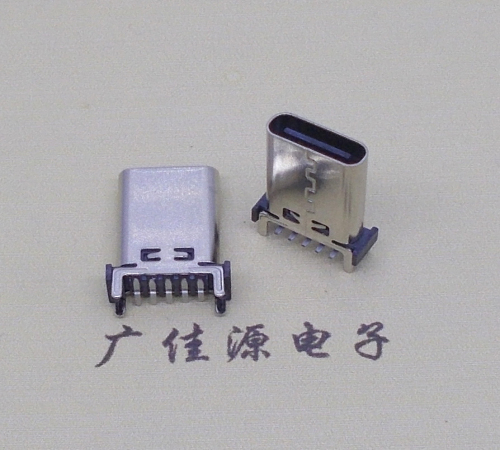 安徽type c10p母座直立式贴板H=13.10、13.70、15.0mm支持快充、数据传输
